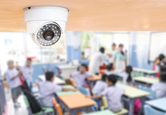 School security for monitoring students