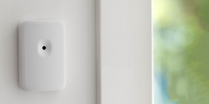 installed glass break detector