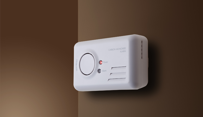 installed carbon monoxide detector