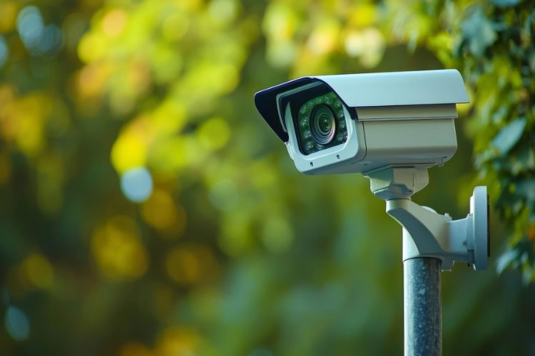 security camera night